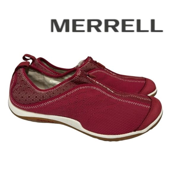 Merrell Women's Lorelei Zip Persian Red Performance Shoes Sneakers 9.5 - Picture 2 of 6